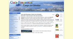 Desktop Screenshot of guiaempresascampogibraltar.com