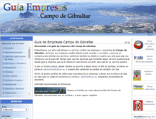 Tablet Screenshot of guiaempresascampogibraltar.com
